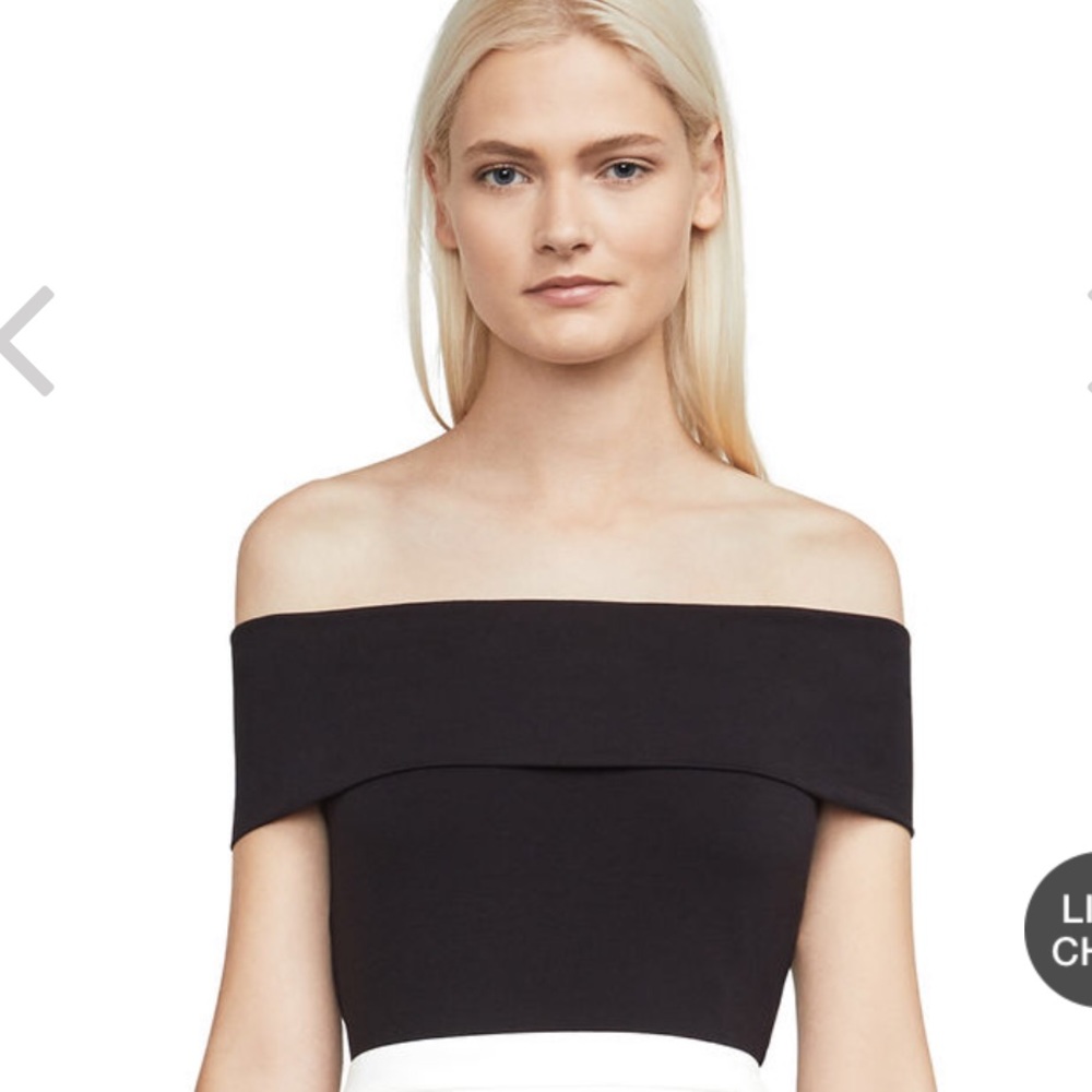 NWT BCBGMaxAzaria Strapless Top XXS